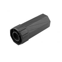 Kapsel D = 60mm, Länge 140mm mit Loch für Mini-Kugellager 28mm