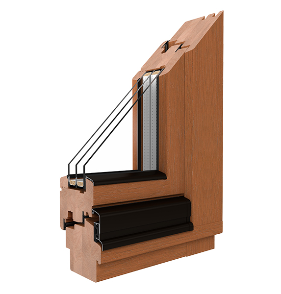 Holzfenster Profilschnitt Holzfenster Profilschnitt